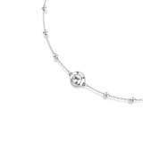 Swarovski Una Angelic Double-Sided Round Cut Necklace in Rhodium – Shop Online in Qatar & GCC