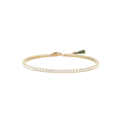 Shashi Gold Tennis Bracelet with Diamond Accents