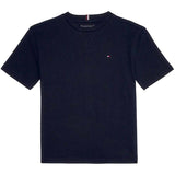 Tommy Hilfiger Kids Boy's/ Baby Boy's Essential Flag Embroidery Crew Neck T-Shirt