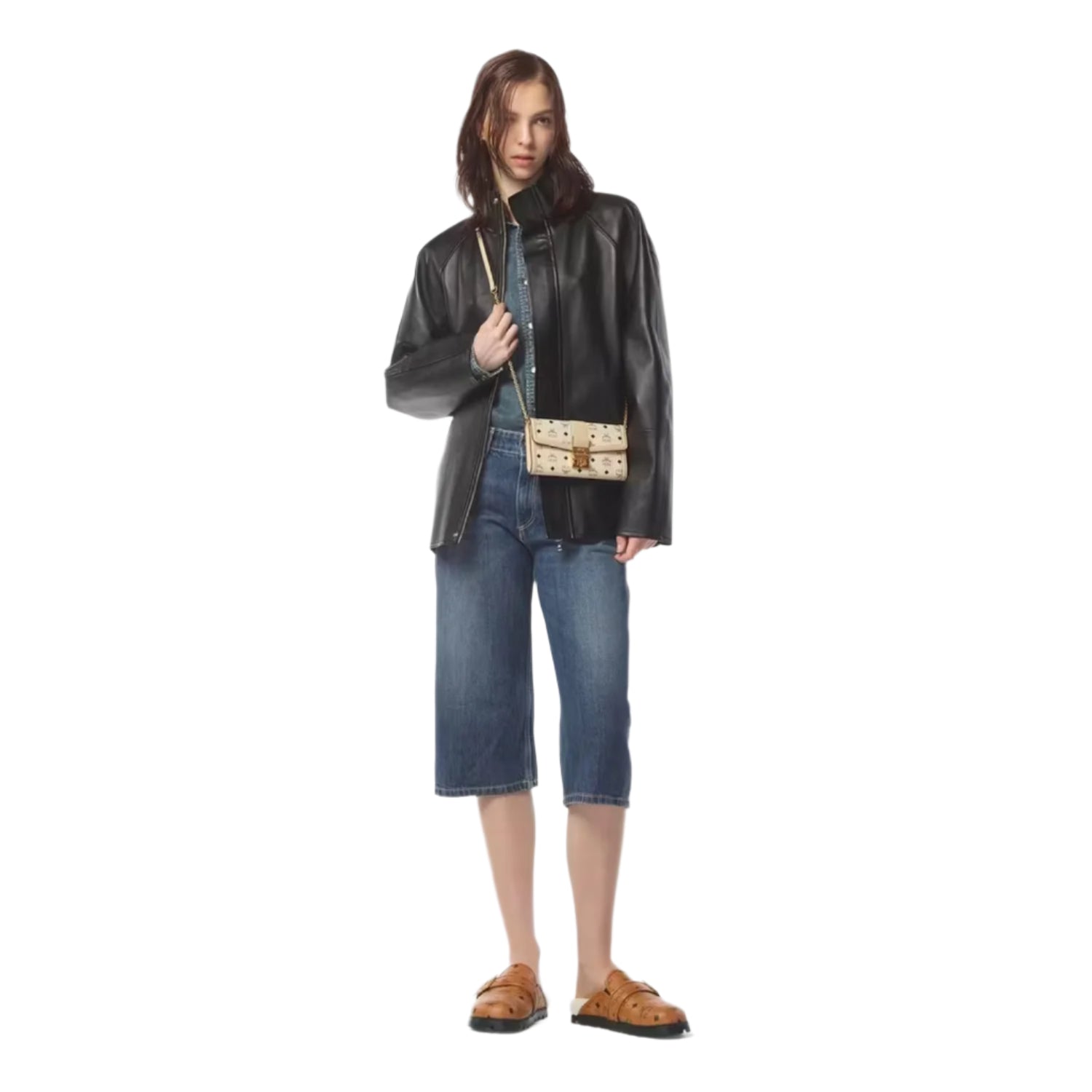 MCM Tracy Chain Wallet in Visetos MCM Tracy Chain Wallet in Visetos