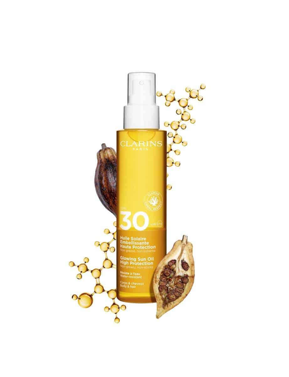 Clarins Glowing Sun Oil High Protection SPF30 - 150ml | Beauty | Beauty Selfcare | Beauty Selfcare Bodycare | Selfcare Clarins Glowing Sun Oil High Protection SPF30 - 150ml | Beauty | Beauty Selfcare | Beauty Selfcare Bodycare | Selfcare