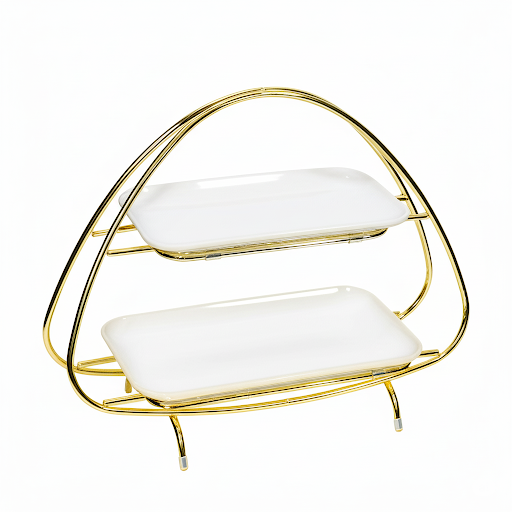 Ele 4PM Modern Two-Tiered Serving Stand | Home and Furniture Home | Home and Furniture Home Table Top | Tray | Trays Ele 4PM Modern Two-Tiered Serving Stand | Home and Furniture Home | Home and Furniture Home Table Top | Tray | Trays