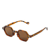 VAYO Ember Sharp-Angle Sunglasses – Brown