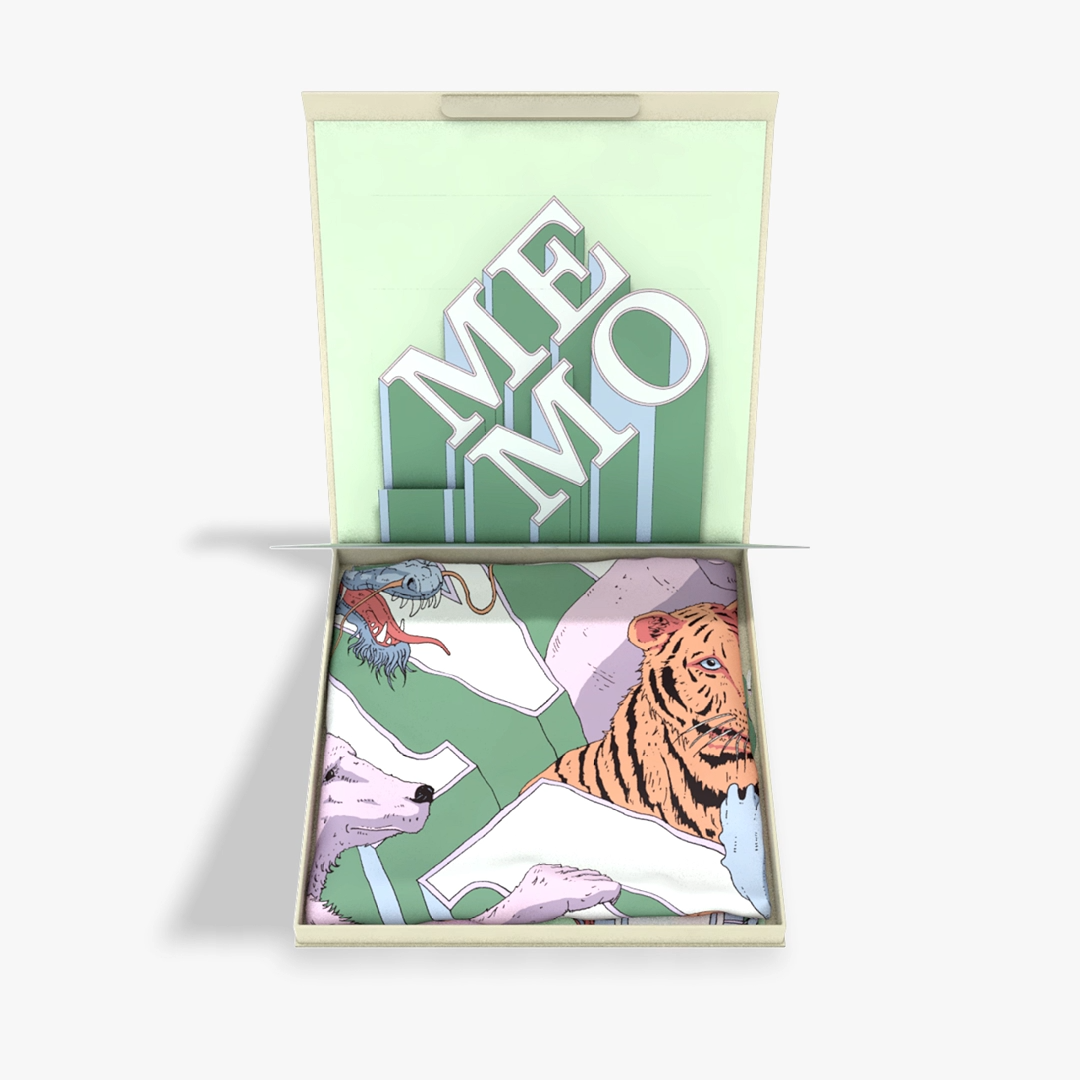 Memo Animals Silk Scarf 90x90cm | Scarves | Women | Womenall Accessories Scarves | Womens Memo Animals Silk Scarf 90x90cm | Scarves | Women | Womenall Accessories Scarves | Womens