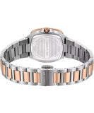 Cerruti 1881 Casale Women's White Mother-of-pearl Dial Silver Rose Gold Watch