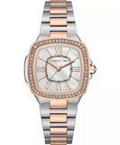 Cerruti 1881 Casale Women's White Mother-of-pearl Dial Silver Rose Gold Watch