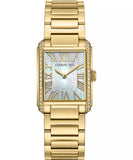 Cerruti 1881 Rendena Women's White MOP Dial Gold Tone Watch