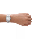Emporio Armani Federica Ladies MOP Dial Stainless Steel Watch