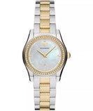 Emporio Armani Federica Women's MOP Dial Silver–Gold Watch