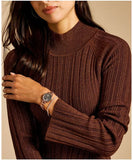 Fossil Carlie Women’s Rose Gold Watch and Crystal Bracelet Gift Set