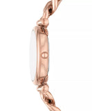 Fossil Carlie Women’s Rose Gold Watch and Crystal Bracelet Gift Set