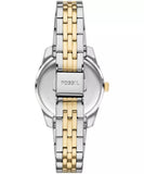 Fossil Scarlette Women’s Analog Watch with Green Dial & Two-Tone Bracelet