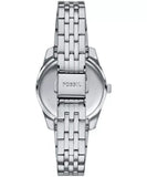 Fossil Scarlette Women’s Silver-Tone Analog Watch with Pink Dial
