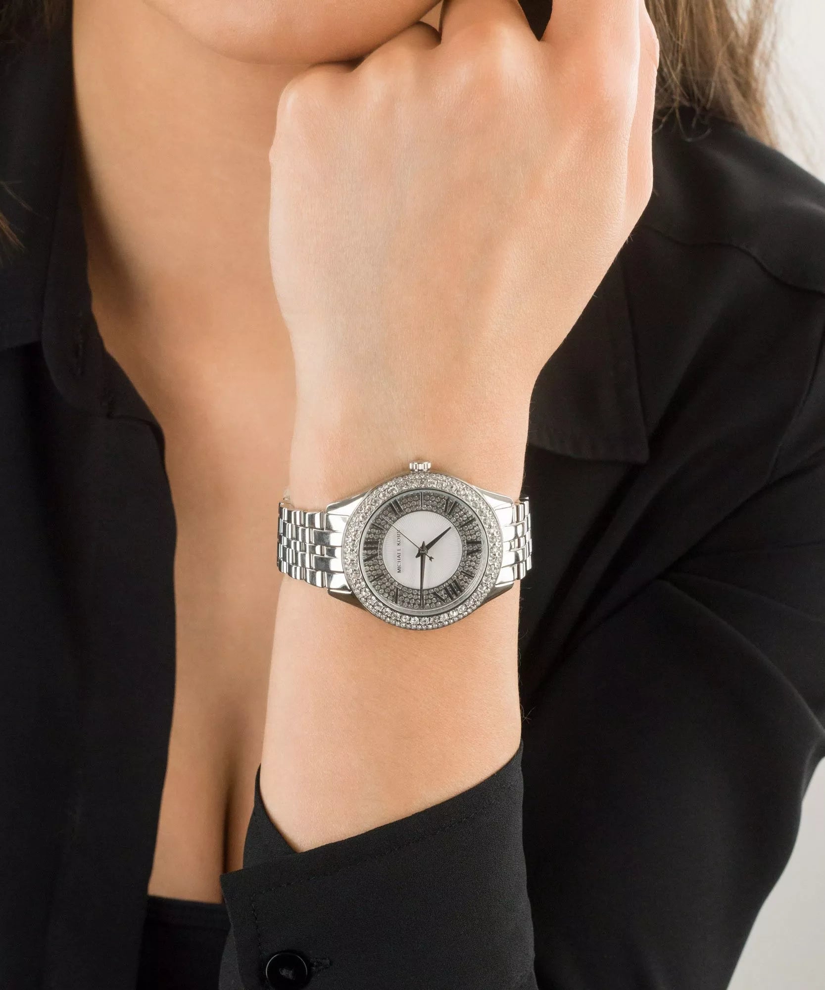 Michael Kors Harlowe Ladies Silver Dial Silver Stainless Steel Watch | Fashion Watches | GCC | Watch | Watches | Women | Womens | Womens Watches Michael Kors Harlowe Ladies Silver Dial Silver Stainless Steel Watch | Fashion Watches | GCC | Watch | Watches | Women | Womens | Womens Watches