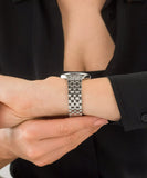 Michael Kors Harlowe Ladies Silver Dial Silver Stainless Steel Watch