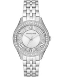 Michael Kors Harlowe Ladies Silver Dial Silver Stainless Steel Watch