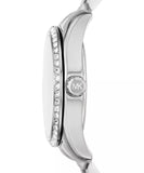 Michael Kors Lexington Ladies White MOP Dial Stainless Steel Watch