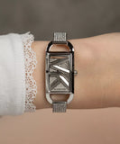 Michael Kors MK Empire Ladies Silver-Tone Bangle Watch