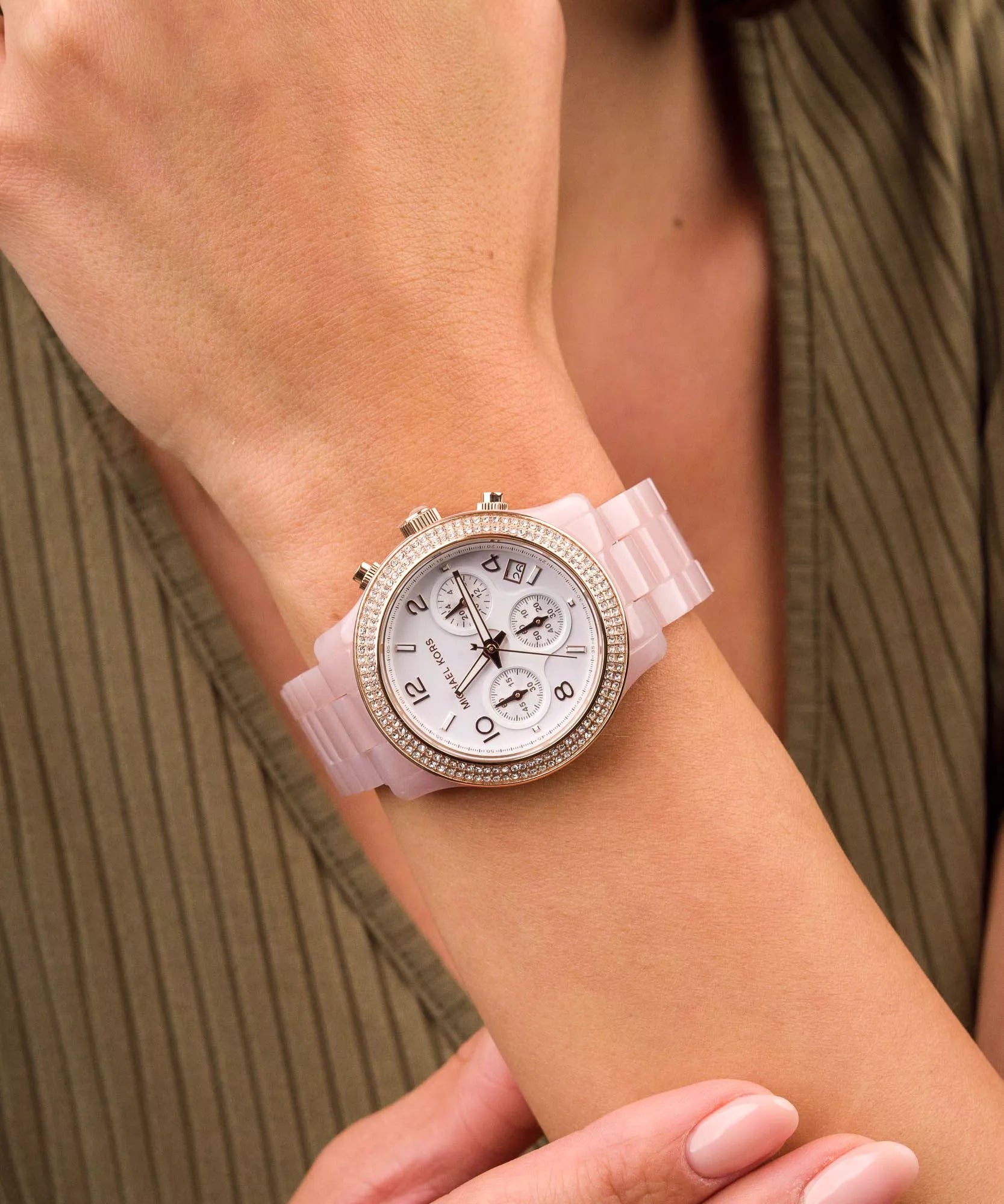 Michael Kors Runway Chrono Ladies White Dial Pink Rubber Watch | Fashion Watches | GCC | Watch | Watches | Women | Womens | Womens Watches Michael Kors Runway Chrono Ladies White Dial Pink Rubber Watch | Fashion Watches | GCC | Watch | Watches | Women | Womens | Womens Watches
