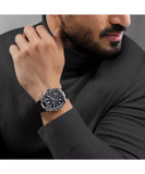 Cerruti 1881 Casale Men's Chronograph Watch with Black Silicone Strap