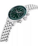 Cerruti 1881 Dervio Chronograph Gents Green Enamel Dial Stainless Steel Watch