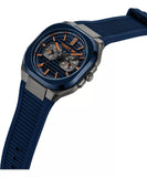Cerruti 1881 Leadri Men's Blue Dial Blue Silicon Strap Watch CIWGQ0073503