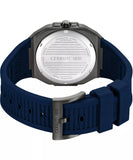 Cerruti 1881 Leadri Men's Blue Dial Blue Silicon Strap Watch CIWGQ0073503