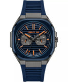 Cerruti 1881 Leadri Men's Blue Dial Blue Silicon Strap Watch CIWGQ0073503