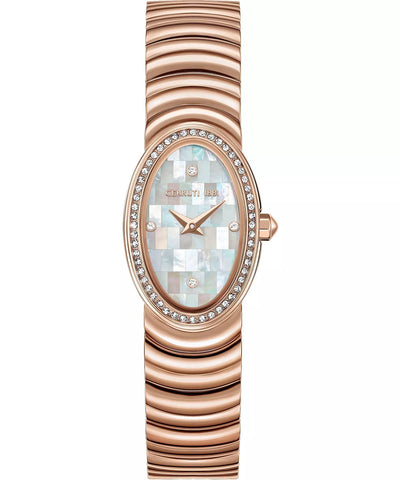 Cerruti 1881 Norcia Ladies White MOP Dial Rose Gold Stainless Steel Watch