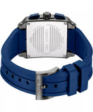 Cerruti 1881 Odissea Master Dual time Men's Blue Dial Blue Silicon Strap Watch CIWGH0084802