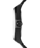 Diesel Scraper Gents Three-Hand Black Stainless Steel Watch