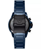 Emporio Armani Chronograph World Explorer Gents Blue Ceramic Watch