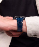 Emporio Armani Chronograph World Explorer Gents Blue Ceramic Watch