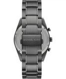 Michael Kors Gents Accelerator Blue Dial Gun MetalChrono Watch