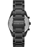 Michael Kors Accelerator Gents Chrono Black Dial Black Stainless Steel Watch
