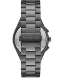 Michael Kors Lennox Chronograph Gents Gunmetal Gray Stainless Steel Watch