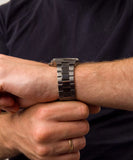 Michael Kors Lennox Chronograph Gents Gunmetal Gray Stainless Steel Watch