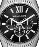 Michael Kors Lexington Chronograph Gents Black Dia Stainless Steel Watch