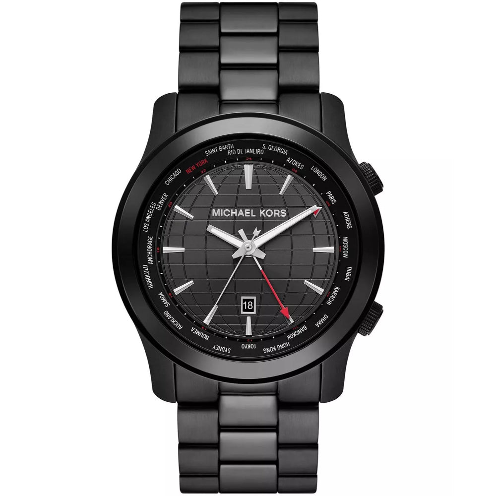 Michael Kors Oversized Runway Gents Black-Tone Watch | Fashion Watches | FYFL | GCC | Men | Mens | Mens Watches | Watch | Watches Michael Kors Oversized Runway Gents Black-Tone Watch | Fashion Watches | FYFL | GCC | Men | Mens | Mens Watches | Watch | Watches