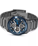 Police Salkantay Gents Blue Chronograph Stainless Steel Strap Watch