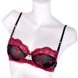 Lise Charmel Underwired Half Cup Bra Black/Fucshia