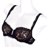 Lise Charmel Underwired Half Cup Bra Black 32C