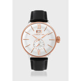 CERRUTI 1881 Dervio Black Leather Strap