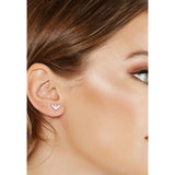 Emporio Armani Women's Silver Sterling Silver Stud Earring