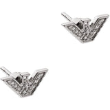 Emporio Armani Women's Silver Sterling Silver Stud Earring