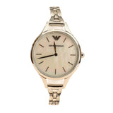 Emporio Armani Ladies Watch With White Mother Of Pearl Dial