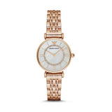 Emporio Armani Women's Analog Off-White Dial  Watch