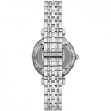 Emporio Armani Women's Gianni T-Bar Analog Silver Dial  Watch