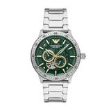 Emporio Armani Men's Mario Analog Green Dial Watch