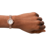 Emporio Armani Women's  Rosa Analog Mother of Pearl Dial Watch